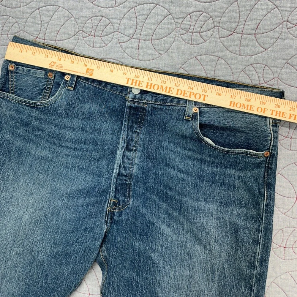 Levi's 501 Jeans Blue Original Fit Stretch / Mens 40x32